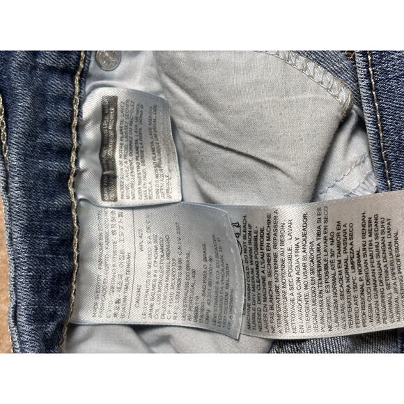 Levi's 515 Boot Cut Mid-Rise Jeans Womens Size 14 M Medium Wash Denim - Picture 3 of 6